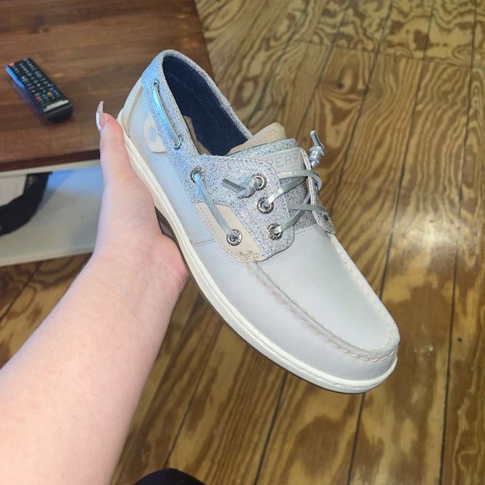 Sperry Rosefish Sparkle size 7.5